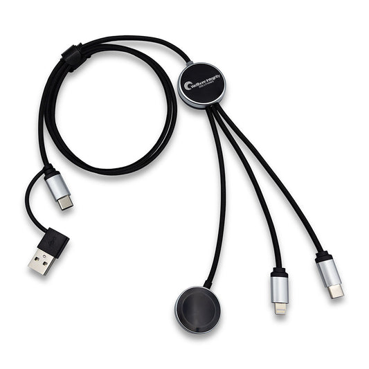 Velora, 3-in-1 Light-up Charging Cable with Apple & Samsung Watch Charging