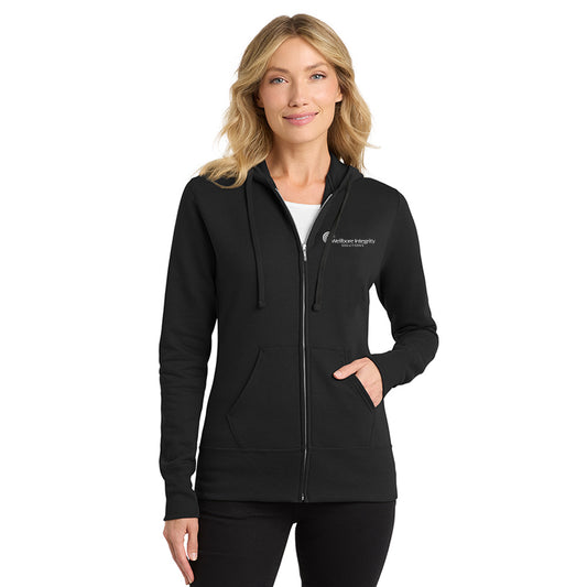 Port & Co Women's Core Full-Zip Hooded Sweatshirt