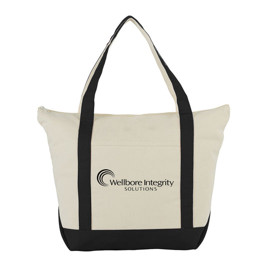 Classic 12oz Cotton Canvas Zippered Tote